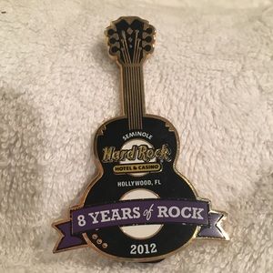 HARD ROCK HOTEL &CASINO 2012 “8 Years Of Rock” Pin